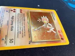Pokemon TCG Hitmonlee — 7/62 Fossil Holo LP+ - Image 2