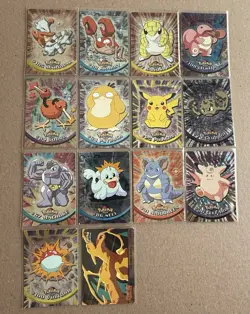 2000 Topps Pokemon TV Animation Edition (14 Cards Included All Foil) - Image 1