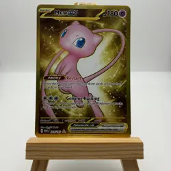 Mew EX 205/165 Scarlet & Violet 151 Gold Hyper Rare Pokemon Full Art - NM - Image 1