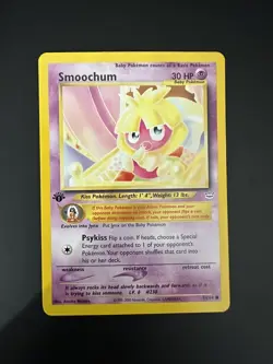 Smoochum 54/64 Neo Revelation 1st Edition Regular NM Pokemon TCG - Image 1