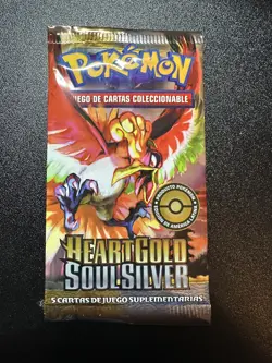 Vintage Pokemon Spanish Heart Gold Soul Silver HGSS Booster Ho-oh - read desc! - Image 2