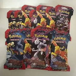 Pokemon TCG Destined Rivals Sleeved Booster Packs Lot of 14 Sealed - Image 1