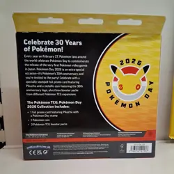 Pokemon TCG: Pokemon Day 2026 Collection - 30th Anniversary Promo - IN HAND - Image 2