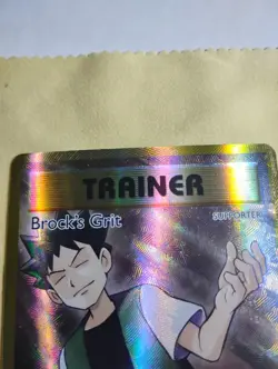 Pokemon TCG Brock’s Grit (Full Art) 107/108 Evolutions Holo Ultra Rare – NM/M - Image 2