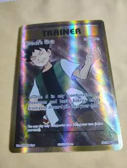 Pokemon TCG Brock’s Grit (Full Art) 107/108 Evolutions Holo Ultra Rare – NM/M - Image 3
