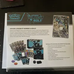 Pokemon TCG Scarlet & Violet Black Bolt Elite Trainer Box Etb Factory Sealed NEW - Image 2