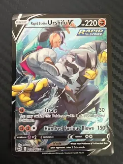 Pokemon TCG Rapid Strike Urshifu V TG20/TG30 Brilliant Stars Gallery VLP - Image 1