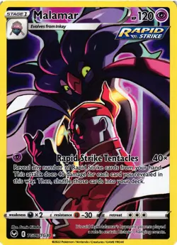 Pokemon TCG Malamar TG06/TG30 Trainer Gallery Holo Silver Tempest VLP - Image 1