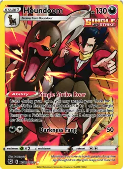 Pokemon TCG Houndoom Ultra Rare Brilliant Stars Trainer Gallery TG10/TG30 NM - Image 1