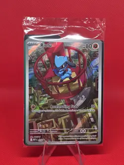 Pokemon TCG Riolu 010 Me: Mega Evolution SEALED Promo Holo - Image 1