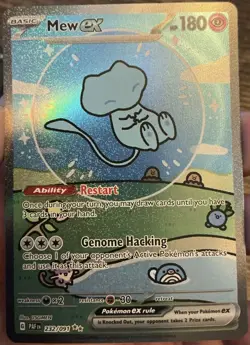 Pokemon TCG Mew EX 232/091 Sv: Paldean Fates Bubble Mew Sir - Image 1