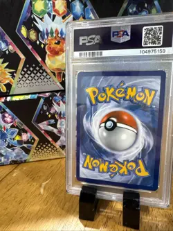 EN Pokemon 2019 Sun & Moon Hidden Fates Full Art Nihilego GX SV62/SV94 PSA 10 - Image 2