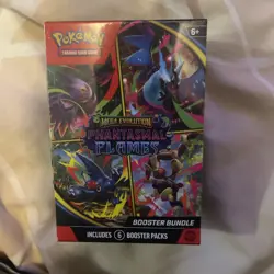 Pokemon TCG Mega Evolutions Phantasmal Flames Booster Bundle Sealed - Image 1