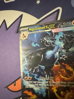 2025 Pokemon Phantasmal Flames 125/094 Mega Charizard X ex SIR / NM 🔥 - Image 4
