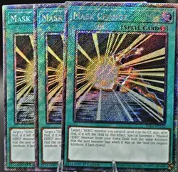 3x Mask Change – Platinum Secret Rare – Near Mint (NM) - 1st Edition – Yu‑Gi‑Oh! - Image 1