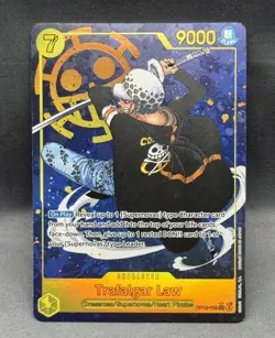 Trafalgar Law OP10-119 ALT SEC Parallel Royal Blood ONE PIECE Card English - Image 1