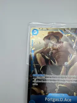 Sealed One Piece TCG Portgas D Ace P-074 Tin Set Vol 2 Promo English Bent Corner - Image 4