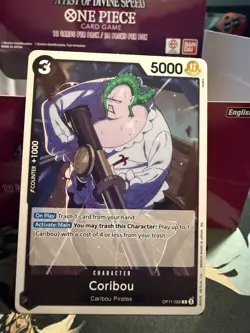One Piece TCG Coribou OP11-086 A Fist of Divine Speed Regular - Image 1
