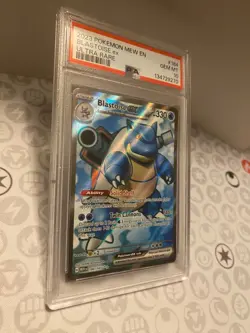 2023 Pokemon TCG 151 Blastoise #184 PSA 10 - Image 3