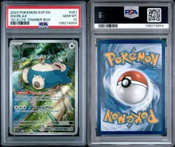 2023 POKEMON SVP EN-SV BLACK STAR PROMO 151 ELITE TRAINER BOX SNORLAX PSA 10 - Image 3