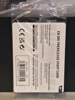 Pokemon Sealed Destined Rivals STAFF Prerelease Promos All 4x Cards - Image 2