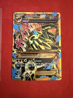 Primal Groudon EX 97/98 Pokemon TCG Ancient Origins NM full art shiny RARE - Image 1