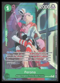 Perona (Parallel) R Emperors in the New World OP09-034 NM - Image 1