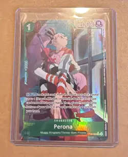 Perona (Parallel) Alt Art OP09-034 Emperors in the New World Foil - Image 1