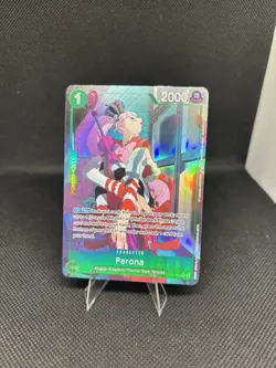 Perona (Parallel) OP09-034 Emperors in the New World - English Alt Art NM Foil - Image 1