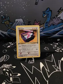 Porygon 48/82 1st Edition Team Rocket Uncommon Pokemon Card - Image 1