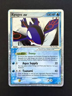 Pokemon Card - Kyogre ex 037 Black Star Promo Holo - Image 1