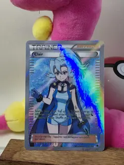 Clair Trainer FA Custom Full Art Pokemon Anime Waifu Card Supporter Pokemon Z-A - Image 1