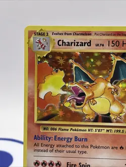 2016 Pokemon TCG XY Evolutions Holo Rare Charizard Trading Card 11/108 - Image 3