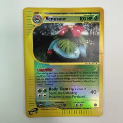 Venusaur 68/165 Damaged Reverse Holo Expedition Pokemon Card Creased - Image 1