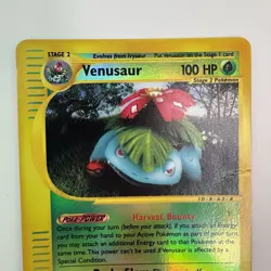 Venusaur 68/165 Damaged Reverse Holo Expedition Pokemon Card Creased - Image 2