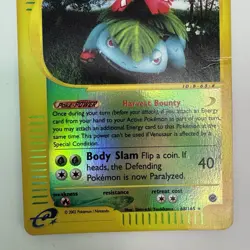 Venusaur 68/165 Damaged Reverse Holo Expedition Pokemon Card Creased - Image 3