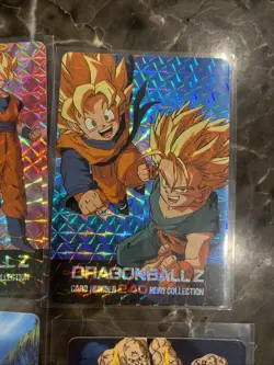 Dragon Ball Z 2001 Vintage Japanese Bird Studio Card Lot Of 4 Cards Super Rare - Image 2