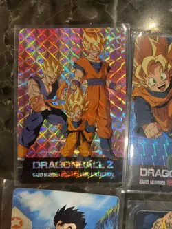 Dragon Ball Z 2001 Vintage Japanese Bird Studio Card Lot Of 4 Cards Super Rare - Image 3