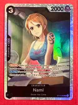 3 card Lot of Nami - One Piece Card Game - OP01-16, ST14-006, P-053 - Image 5