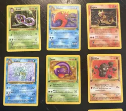 Lot of 16 1st Edition Uncommon And Common Fossil Pokemon Cards - Image 2