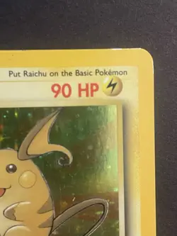Pokemon TCG Raichu Fossil Set 14/62 Rare Holo Vintage Card LP - Image 5