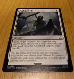 MTG Magic The Gathering Assassin's Creed Card Path To Exile Non Foil Uncommon 81 - Image 1