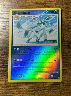 Glaceon Pokemon TCG Diamond & Pearl Majestic Dawn 20/100 Reverse Holo Rare - LP - Image 1