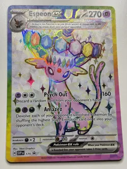 Pokemon Espeon ex SVP 175 Premium Figure Collection Black Star Promo NM - Image 1