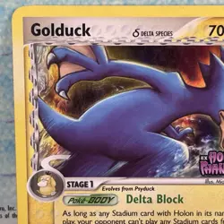Golduck 43/110 2006 EX Holon Phantoms Stamped Reverse Holo Pokemon - Image 4