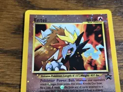 Pokemon Wotc Black Star Promo #34 Sealed ENTEI + open #34Entei,,,not played - Image 4