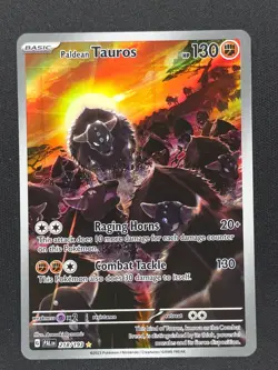 Paldean Tauros 218 Pokemon PAL Paldea Evolved 2023 NM 🔥🔥🔥 - Image 1