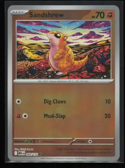 Sandshrew 068/132 Pokemon Mega Evolution Common Near Mint Reverse Holo - Image 1