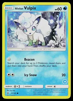 Pokemon SM - Guardians Rising 21/145 Alolan Vulpix - Image 1