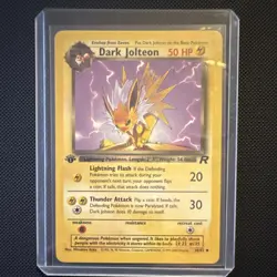 Pokemon Dark Jolteon Team Rocket 1st Edition Regular 50 HP Uncommon 38/82 - Image 1